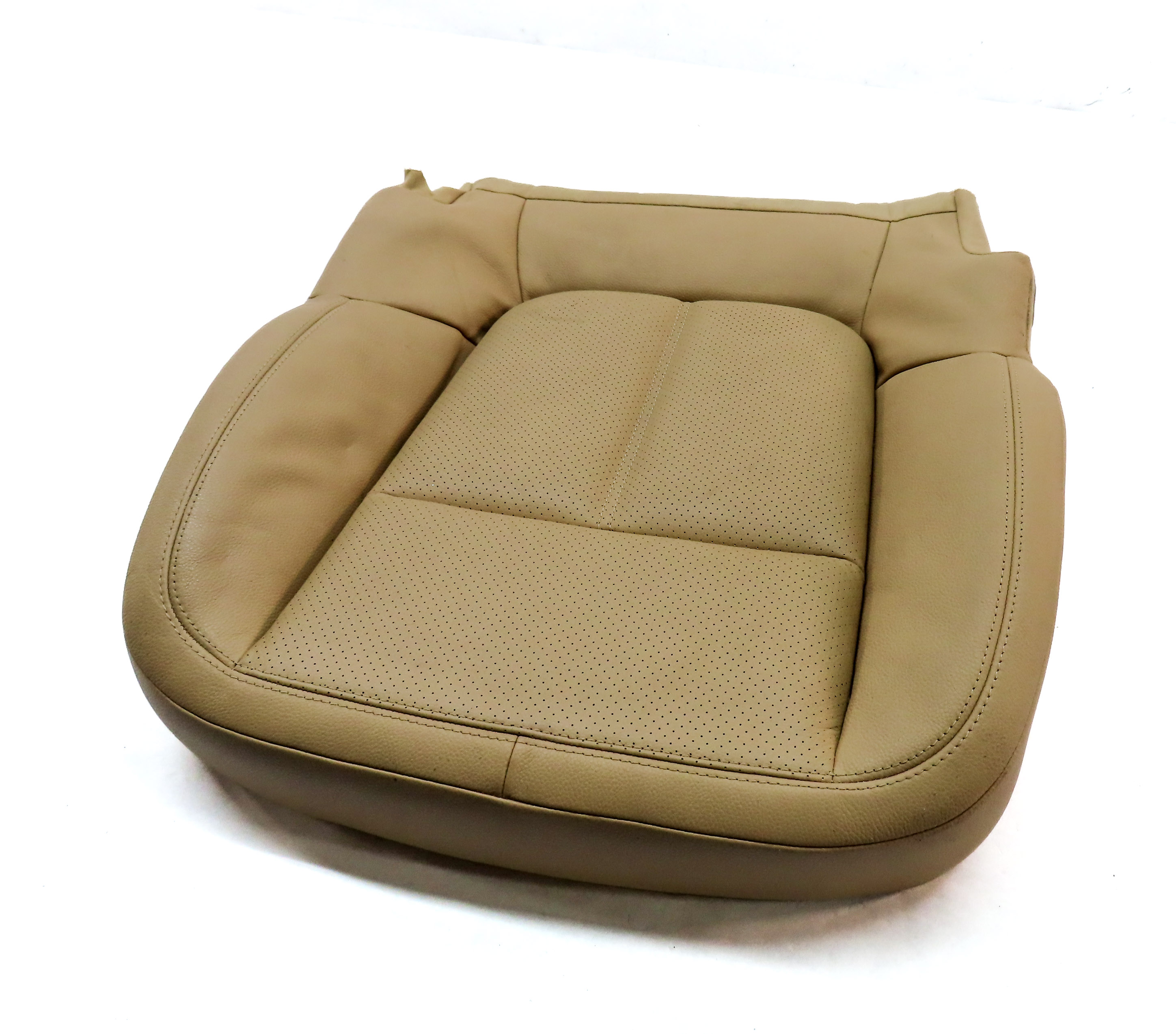 2013 PORSCHE CAYENNE (958) FRONT RIGHT PASSENGER LOWER SEAT CUSHION (BEIGE) — exact item pictured